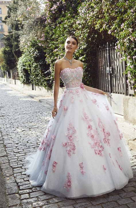 floral embroidered wedding dress