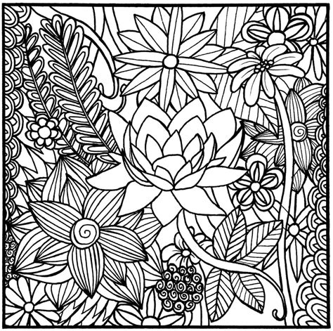 floral patterns coloring books grownups Doc