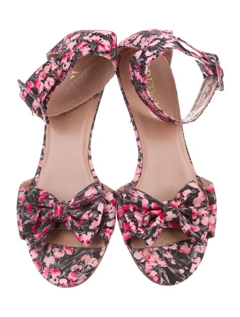 floral sandals