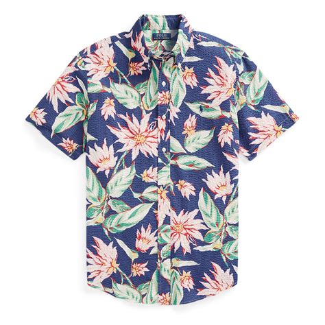 floral short sleeve shirt