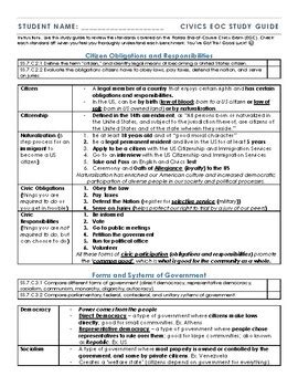 florida eoc study guide PDF