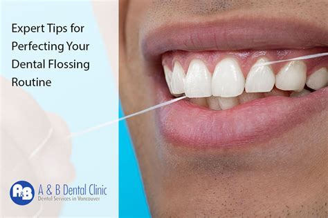 flossing daily routine for healthy gums and teeth