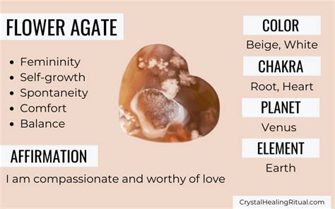 flower agate healing properties