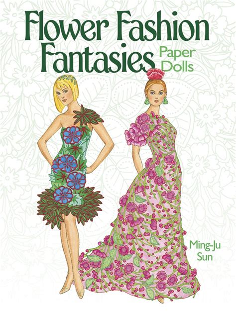 flower fashion fantasies paper dolls dover paper dolls Epub