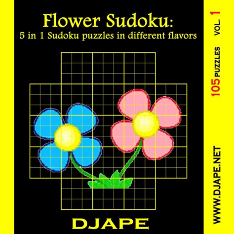 flower sudoku 5 in 1 sudoku puzzles in different flavors 105 puzzles Kindle Editon