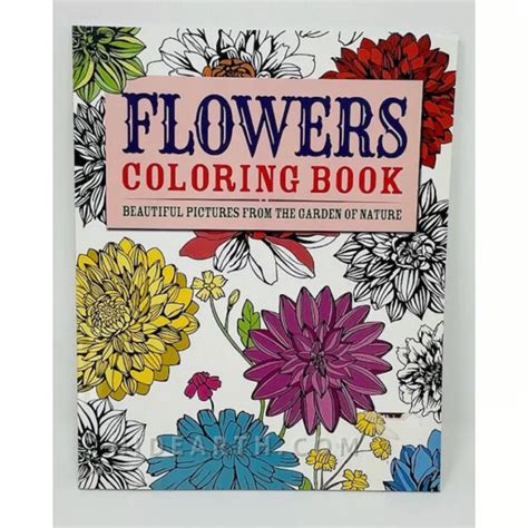 flowers coloring book beautiful pictures from the garden of nature chartwell coloring books Doc