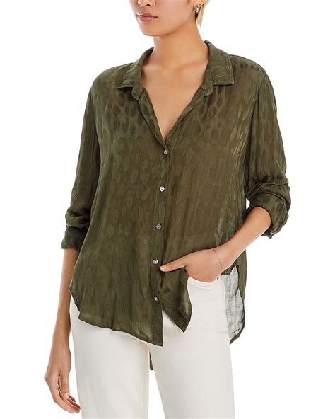 flowy button down shirt