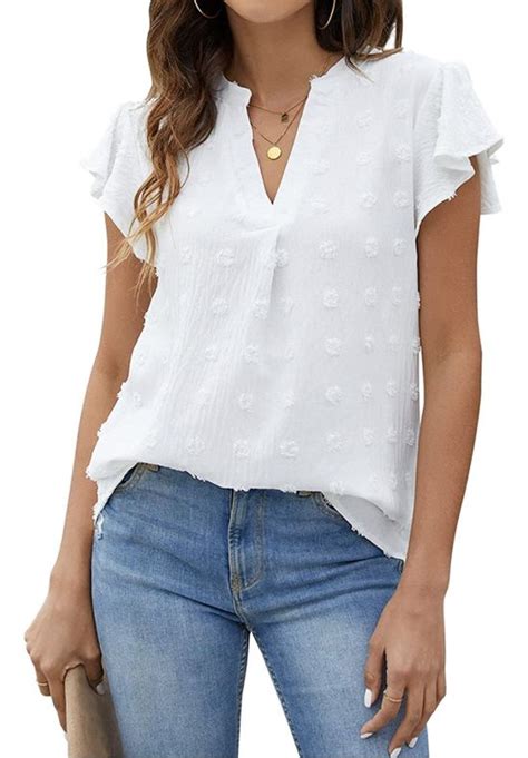 flowy collar no sleeve shirts