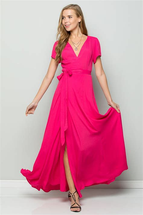 flowy pink dress