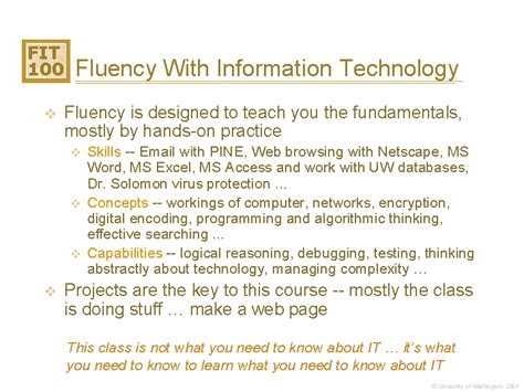 fluency with information technology answers PDF