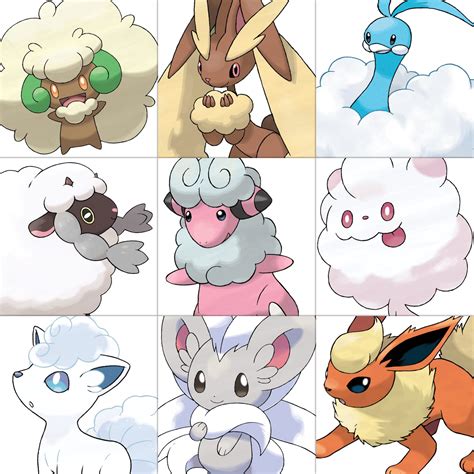 fluffy pokemon