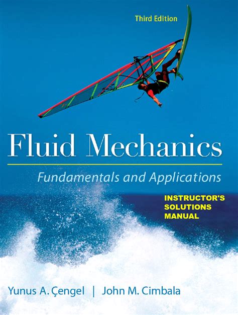 fluid mechanics 3rd edition solution manual Epub