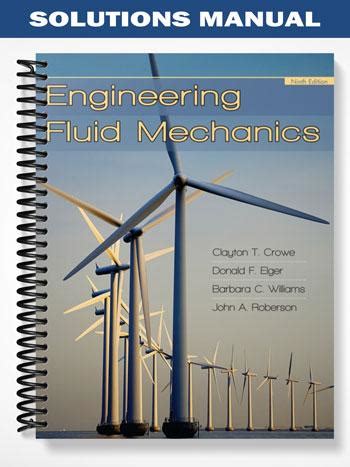 fluid mechanics crowe solutions manual 9th edition PDF