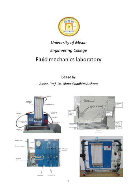fluid mechanics lab manual pdf Epub