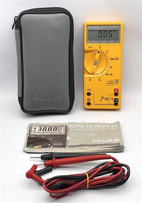 fluke 23 series ii multimeter manual pdf Epub