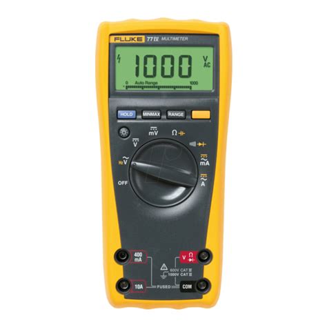 fluke 77 user manual PDF