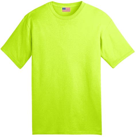 fluorescent green shirt