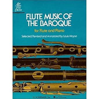 flute music of the baroque for flute and piano woodwind solo Doc