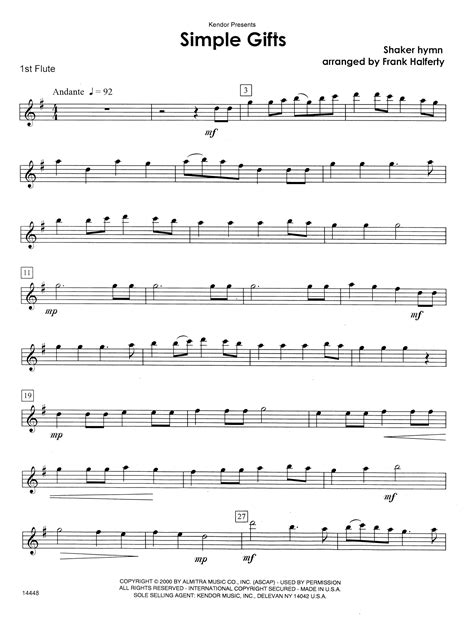 flute notes for beginners