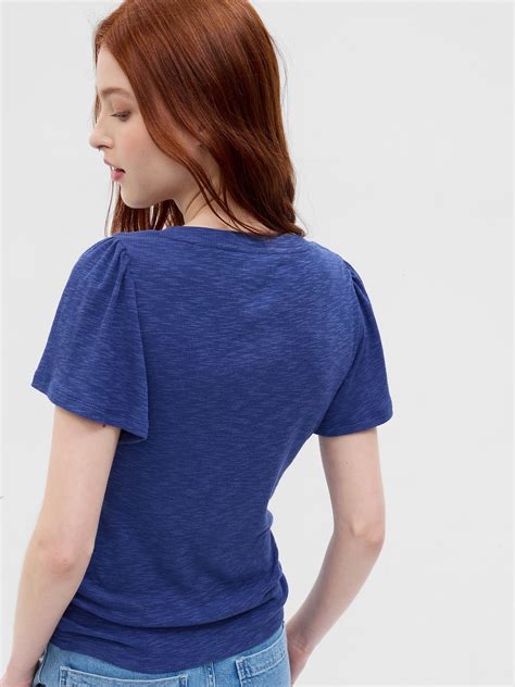 flutter sleeve t shirt