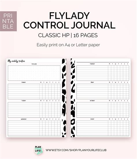 flylady control journal printable Reader