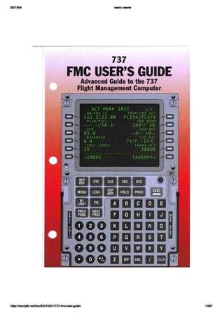 fmc users guide advanced guide to the 737 flight management computer PDF
