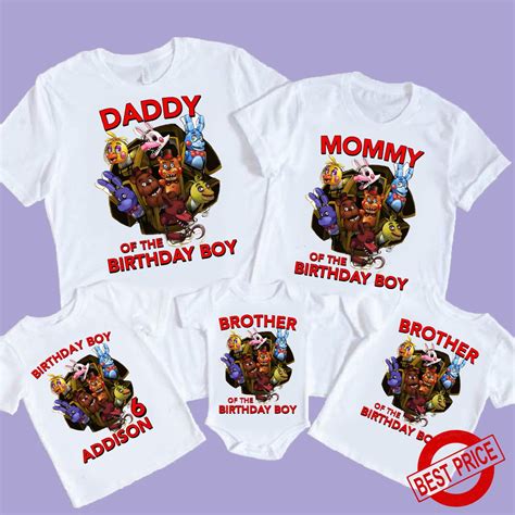 fnaf birthday shirt