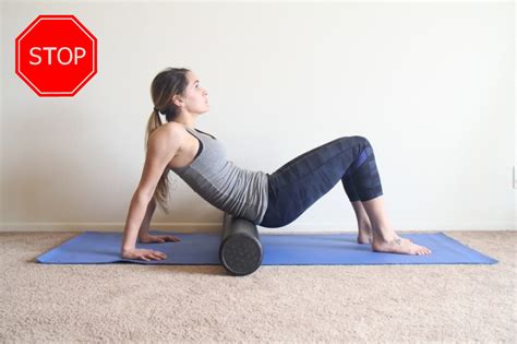 foam roller lower back