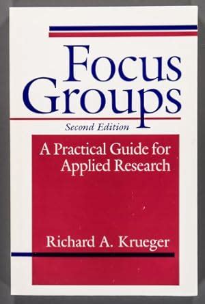 focus groups a practical guide for applied research second edition Doc