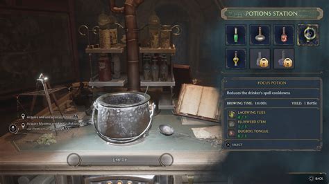 focus potion hogwarts legacy