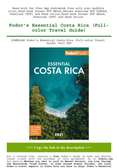 fodors costa rica 2015 full color travel guide Kindle Editon