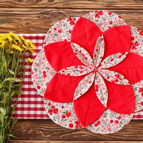 folded patchwork flowers instructions pdf PDF