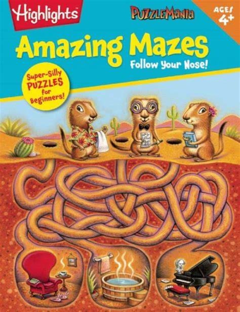 follow your nose puzzles for beginners puzzlemania® amazing mazes Kindle Editon