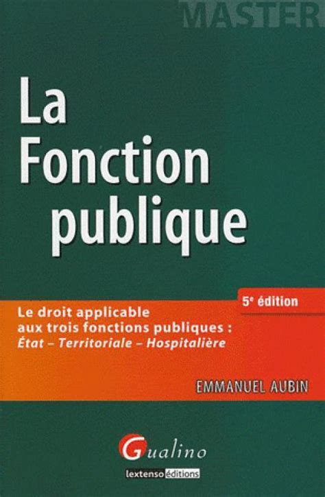 fonction publique emmanuel aubin PDF