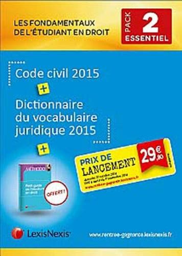fondamentaux l tudiant droit dictionnaire vocabulaire Doc