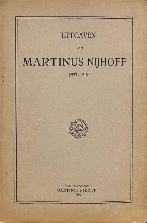 fondscatalogus van martinus nijhoff uitgaven van de jaren 1953 1956 Kindle Editon