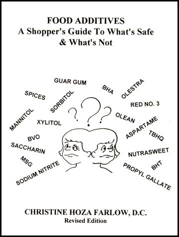 food additives a shoppers guide to whats safe and whats not Epub