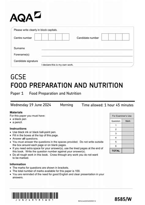 food and nutrition question papers Ebook Epub