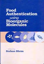 food authentication using bioorganic molecules food authentication using bioorganic molecules Doc