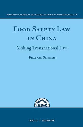 food safety china transnational international PDF