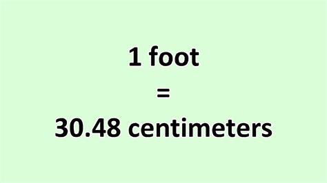 foot and cm converter