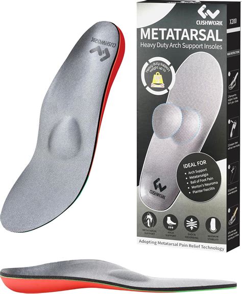 foot inserts for metatarsalgia