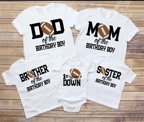 football birthday shirt ideas