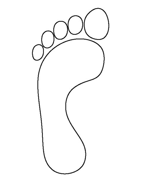 Footprint Pattern Printable