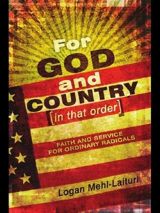 for god and country in that order faith and service for ordinary radicals Epub