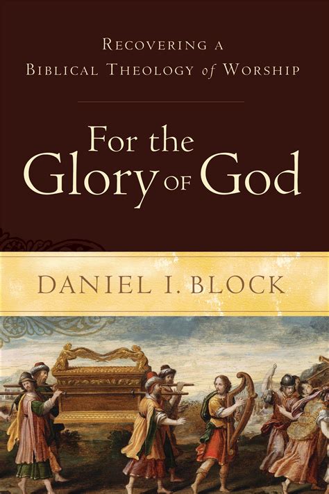 for the glory of god recovering a biblical theology of worship Kindle Editon