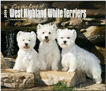 for the love of west highland white terriers 18 month 2014 calendar Kindle Editon