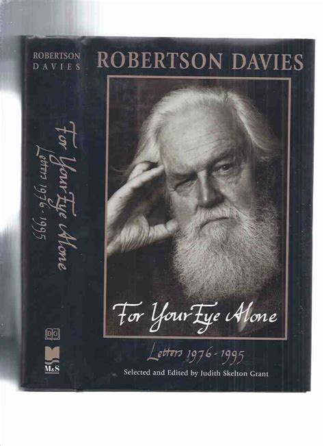 for your eye alone the letters of robertson davies PDF