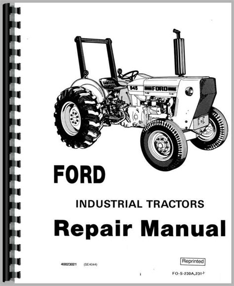 ford 445 tractor manual Reader