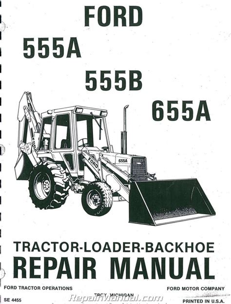 ford 555a 555b 655a tractor loader Ebook Epub